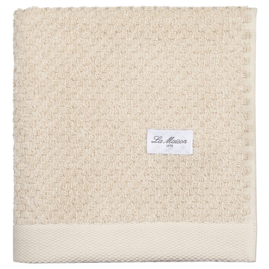 badelagen La Maison Beige 100% bomuld 30 x 50 cm #1
