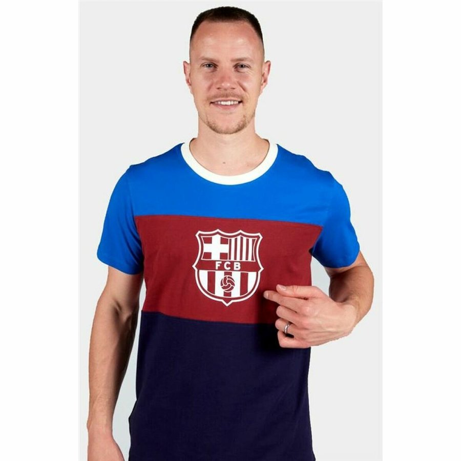 Kortrmet fodboldtrje til mnd F.C. Barcelona Bl #6