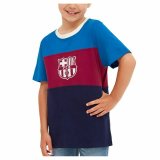 Kortrmet fodboldtrje til brn F.C. Barcelona Rd #1