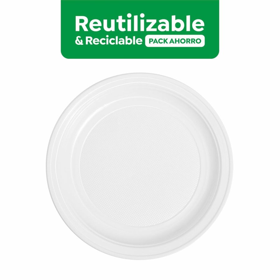 St af genanvendelige tallekener Maxi Products Hvid Plastik 100 Dele #4