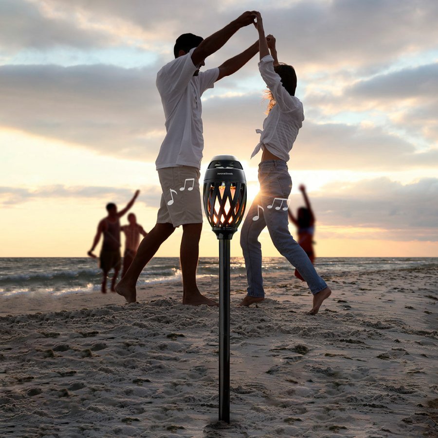 Tr�dl�s h�jttaler med flammeeffekt LED Spekkle InnovaGoods #6