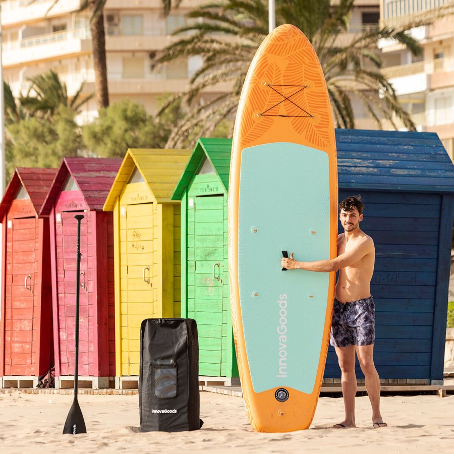 2 i 1 Oppusteligt Paddle Surf Board med sde og tilbehr Siros InnovaGoods 10'5