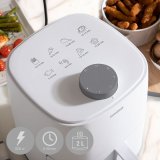 Varmluftsfrituregryde InnovaGoods Fryinn Lite 2000 Hvid 1200 W 2 L #5