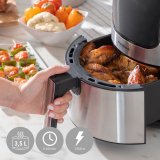 Varmluftsfrituregryde InnovaGoods Fryinn 3500 Sort 1400 W 3,5 L Rustfrit stl #4