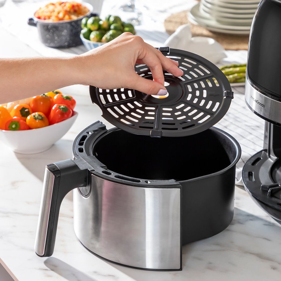 Varmluftsfrituregryde InnovaGoods Fryinn 3500 Sort 1400 W 3,5 L Rustfrit stl #7