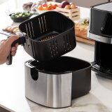 Varmluftsfrituregryde InnovaGoods Fryinn Pro 5500 Sort 1700 W 5,5 L Rustfrit stl #7