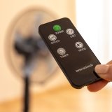 Piedestalventilator med fjernbetjening InnovaGoods Airstreem Sort 45 W #6