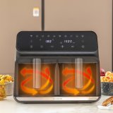 Varmluftsfrituregryde InnovaGoods   Sort 3400 W 8 L Rustfrit stl (Refurbished A) #3