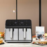 Varmluftsfrituregryde InnovaGoods   Sort 3400 W 8 L Rustfrit stl (Refurbished A) #7