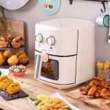 Varmluftsfrituregryde InnovaGoods Vynner Pro 6500 Fldefarvet 1700 W 6,5 L Rustfrit stl #1