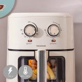 Varmluftsfrituregryde InnovaGoods Vynner Pro 6500 Fldefarvet 1700 W 6,5 L Rustfrit stl #5