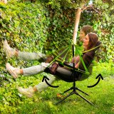 Sammenklappelig campingstol med gynge Kamprock InnovaGoods #6
