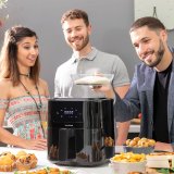 Varmluftsfrituregryde med vgt InnovaGoods Fryinn Balance 5000 Sort 1500 W 5 L Rustfrit stl #3
