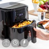 Varmluftsfrituregryde med vgt InnovaGoods Fryinn Balance 5000 Sort 1500 W 5 L Rustfrit stl #5