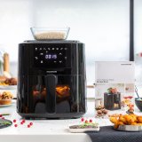 Varmluftsfrituregryde med vgt InnovaGoods Fryinn Balance 5000 Sort 1500 W 5 L Rustfrit stl #7