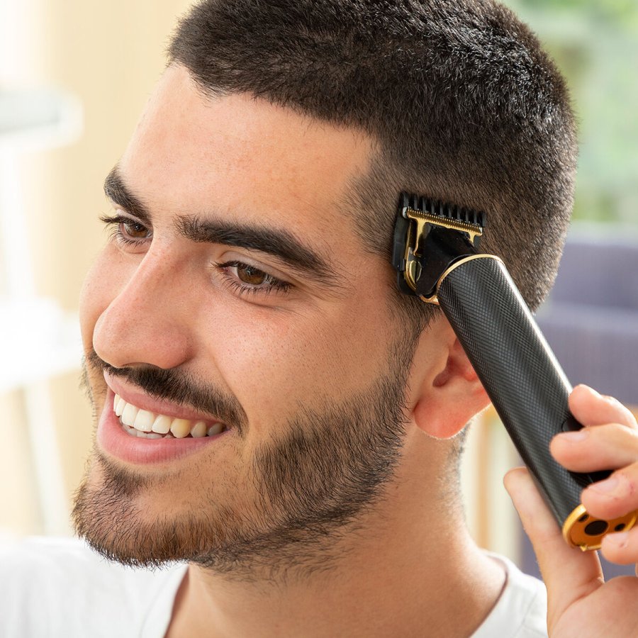 Professionel genopladelig hrklipper med tilbehr Triher InnovaGoods #1