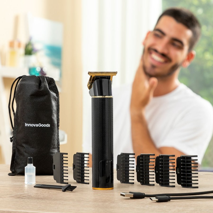 Professionel genopladelig hrklipper med tilbehr Triher InnovaGoods #2