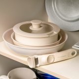 S�t med stegepander med aftageligt h�ndtag og l�g Passet InnovaGoods 5 Dele #3