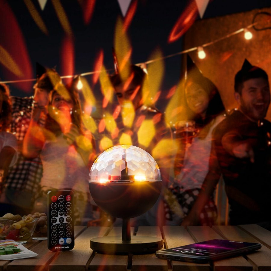 Genopladelig LED-projektor med h�jttaler Istarlyt InnovaGoods #1