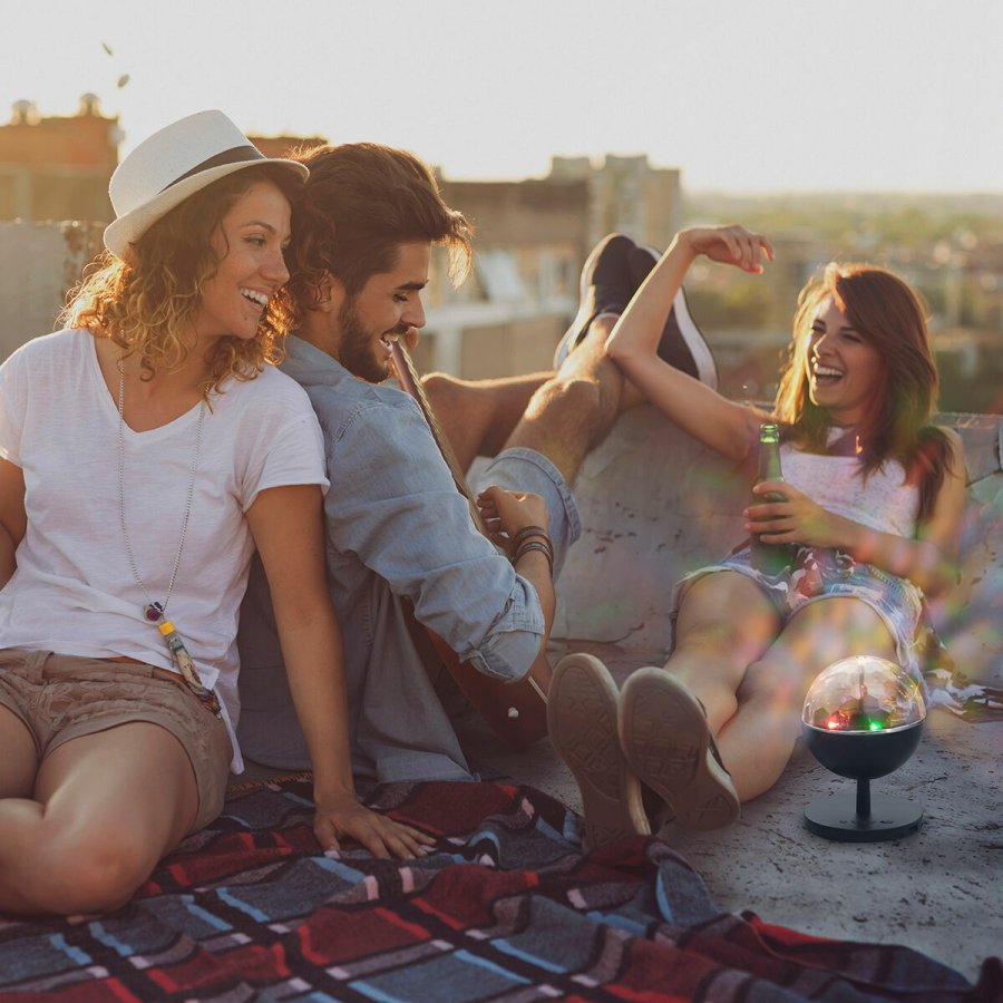 Genopladelig LED-projektor med h�jttaler Istarlyt InnovaGoods #7