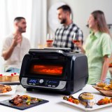 Varmluftsfrituregryde med grill, tilbehr og opskriftsbog InnovaGoods Fryinn 12-in-1 6000 Sort Stl 3400 W 6 L #3