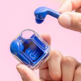 Trdlse hretelefoner med etui til opladning Blue InnovaGoods #4