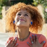 Trdlse hretelefoner med etui til opladning Blue InnovaGoods #5