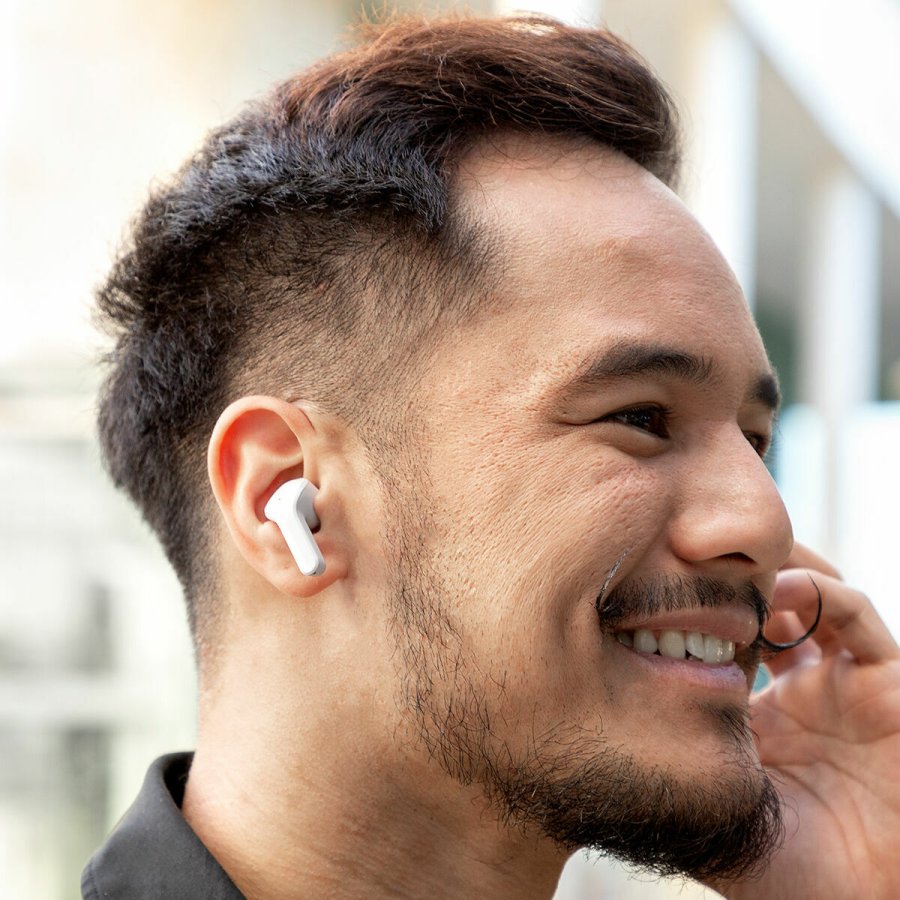 Trdlse hretelefoner med etui til opladning Grey InnovaGoods #1