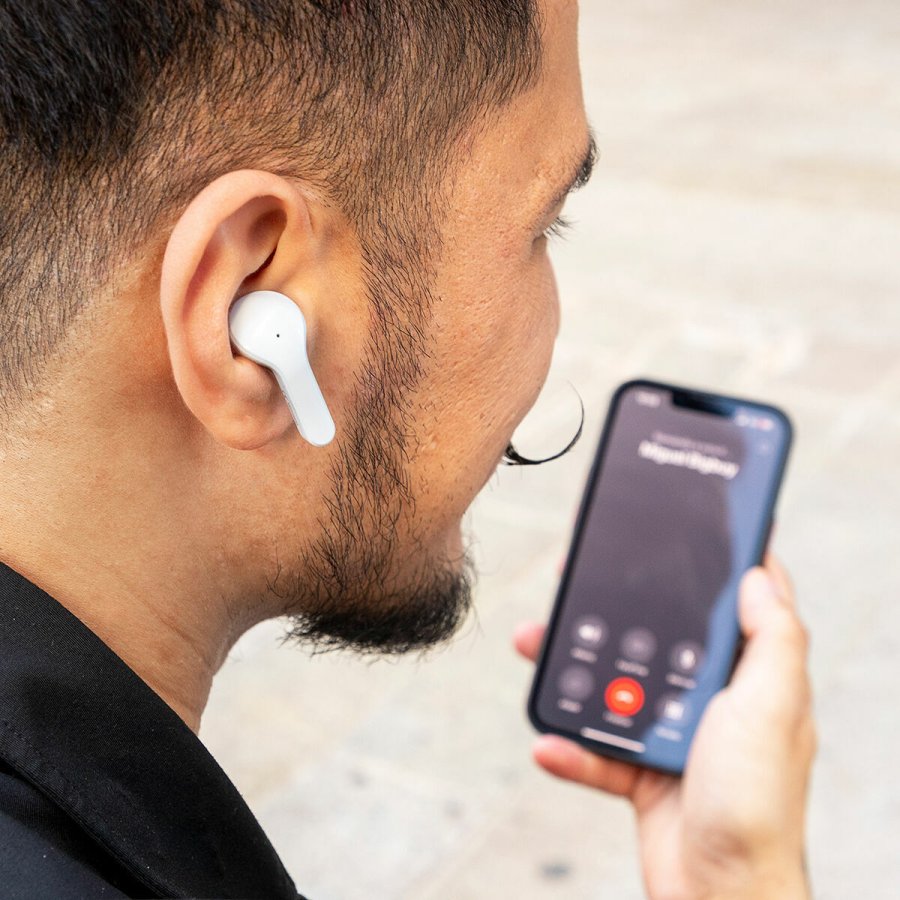 Trdlse hretelefoner med etui til opladning Grey InnovaGoods #5