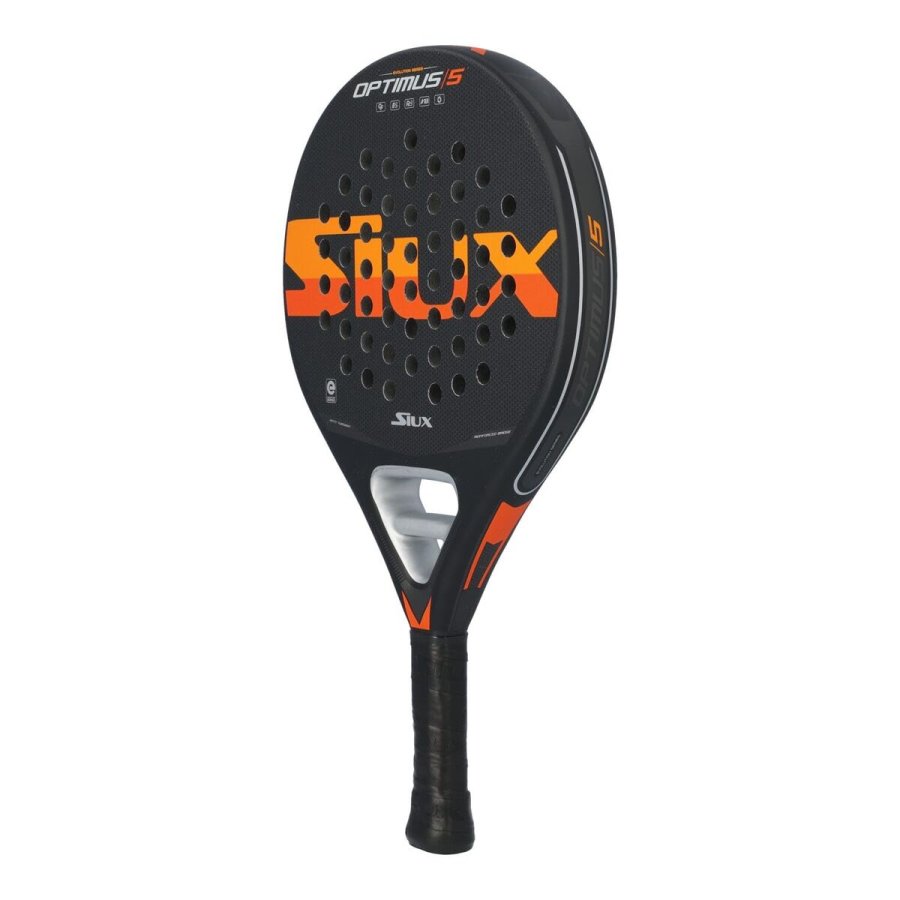 Padel bat Siux OPTIMUS 5 Sort Kulfiber #3