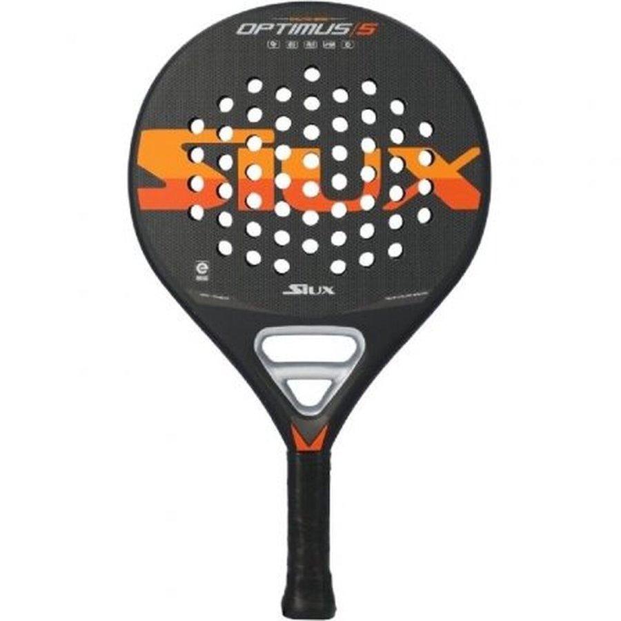 Padel bat Siux OPTIMUS 5 Sort Kulfiber #1