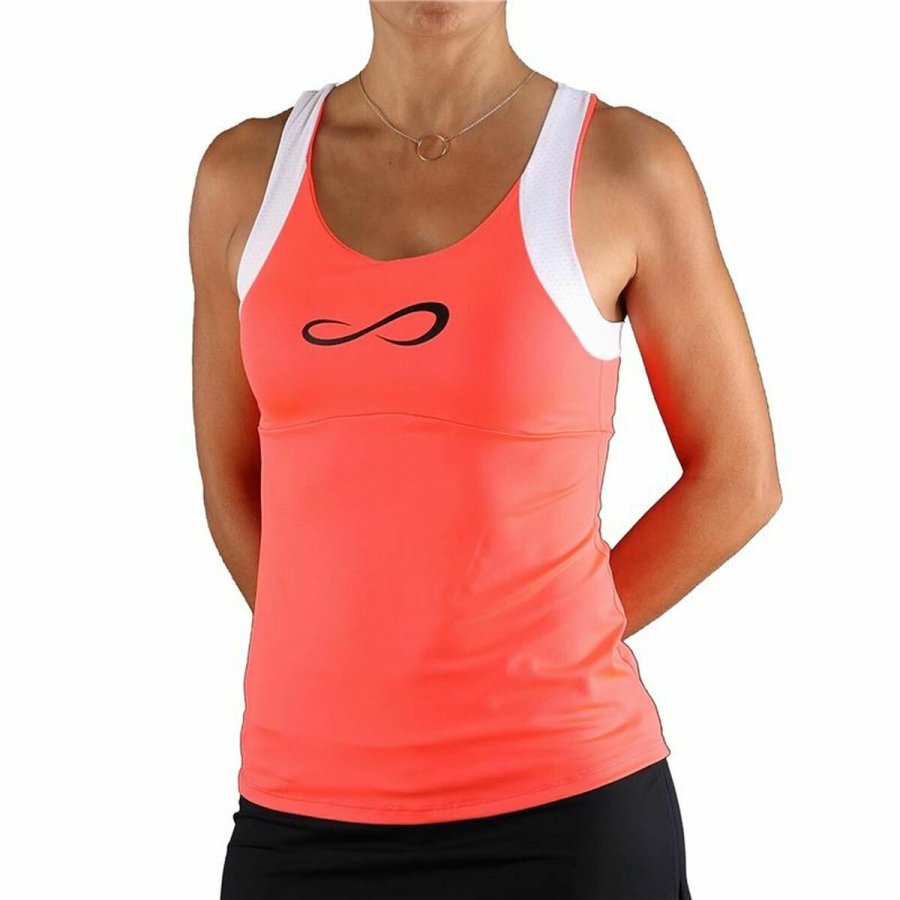 Tank top kvinder Endless Race Padel Laksefarvet #1