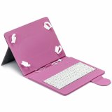 Bluetooth keyboard med tabletst�tte Maillon Technologique MTKEYUSBPINK Pink Spansk qwerty #1