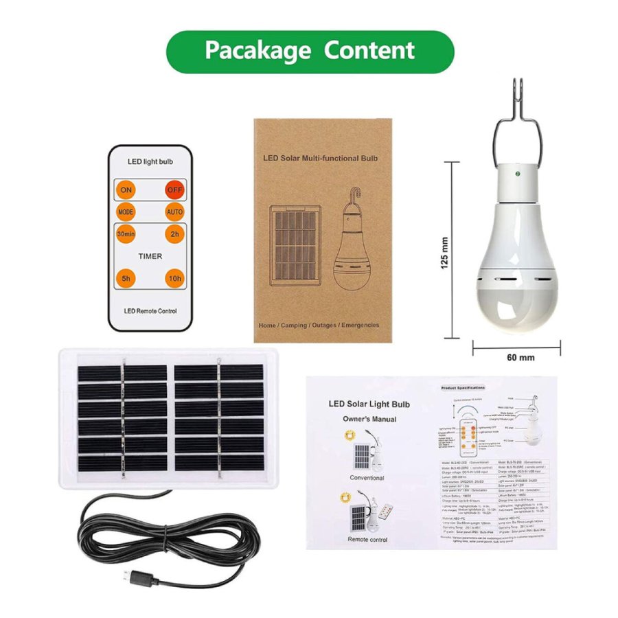 Solcellelampe New Garden 20 W #2