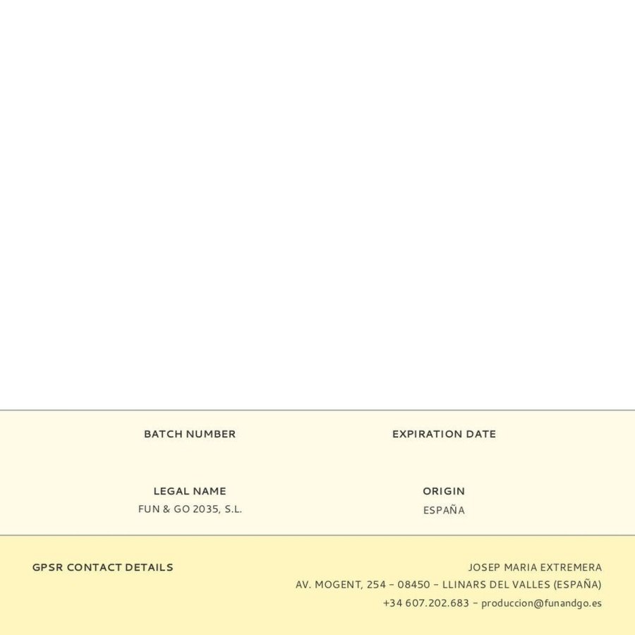 Leggins Fun&Go Sikkerhedsmrkning Orange polypropylen 1 x 50 m #2