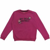 Sweatshirt uden h�tte til piger Softee Lunar  Pink Fuchsia #2