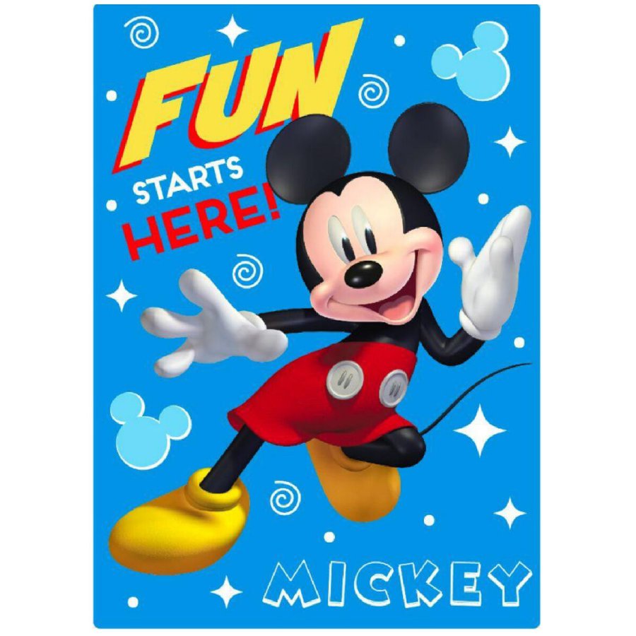 T�ppe Mickey Mouse Only one 100 x 140 cm Marinebl� Polyester #1