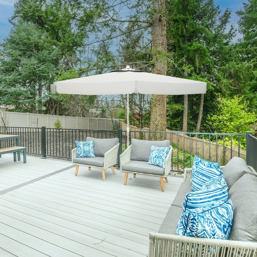 Sennik Marbueno Hvid Polyester Aluminium  300 cm #4