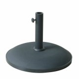Marbueno Base Parasoll Rund Cement 50x37 cm 25KG Sort Have, Pool og Terrasse 10452 #1