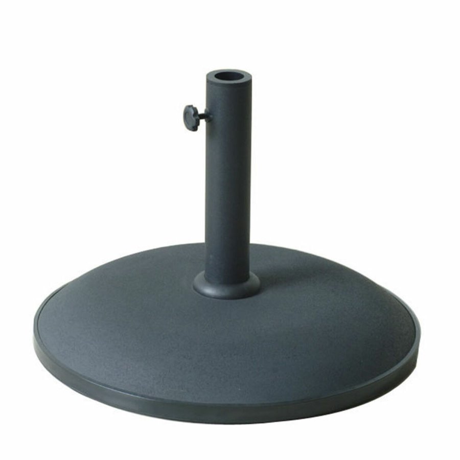 Marbueno Base Parasoll Rund Cement 50x37 cm 25KG Sort Have, Pool og Terrasse 10452 #1