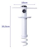 Marbueno Parasol Succion Stl Hvid 35,5x15x6 cm Strand og Have 10506 #2