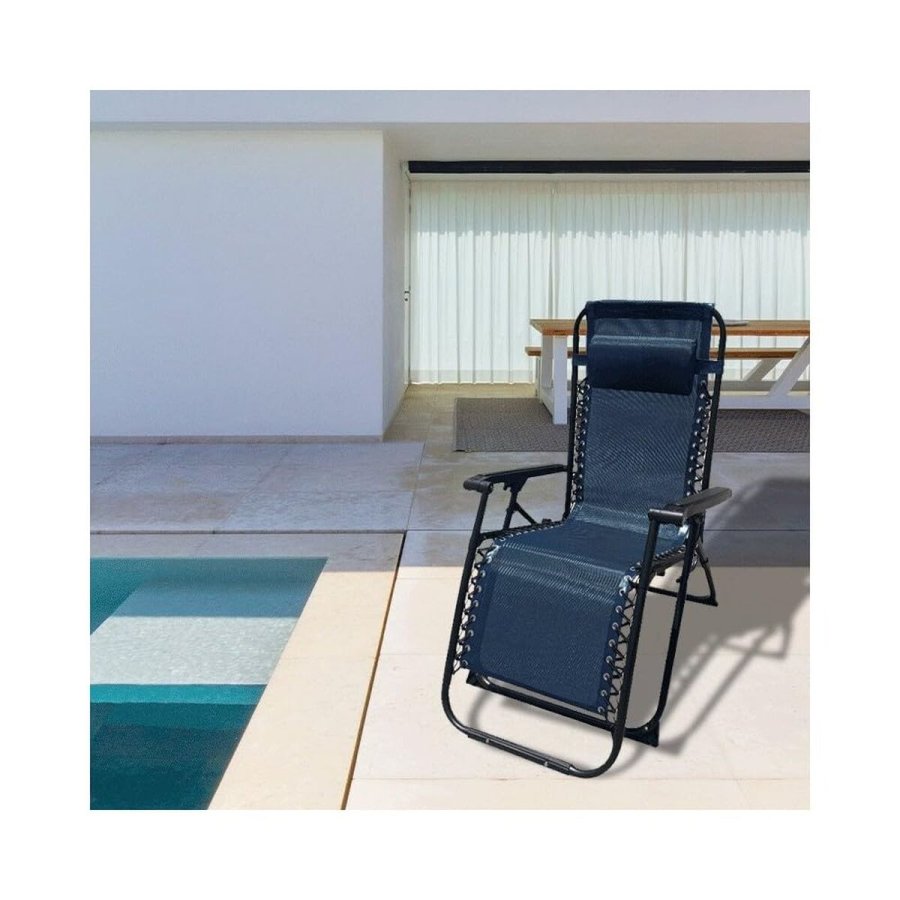 Polstrede Campingstol Marbueno 90 x 108 x 66 cm Bl� #1