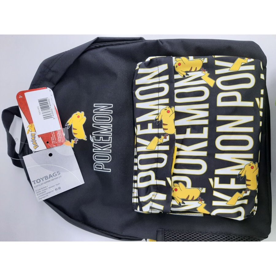 Skoletaske Pokmon Pikachu 41 x 31 x 13,5 cm Kan tilpasses til rygskvognen #2