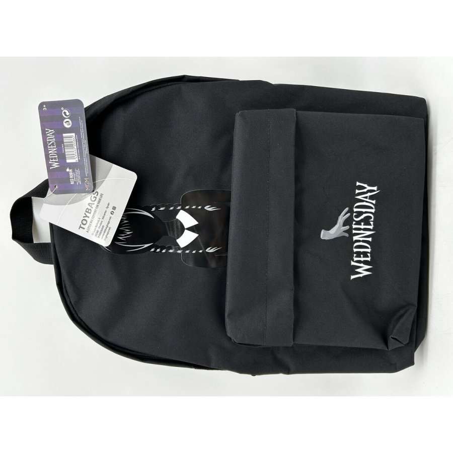 Skoletaske Wednesday Wednesday Addams Sort 43 x 31 x 13,5 cm #6