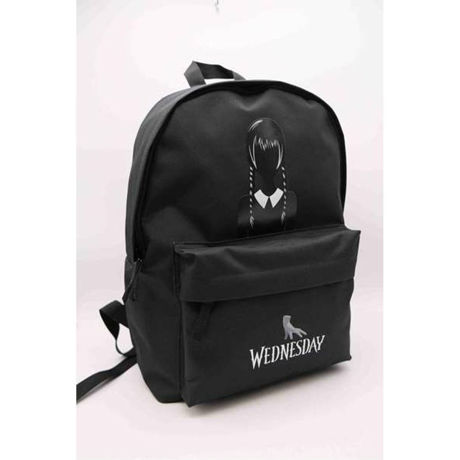 Skoletaske Wednesday Wednesday Addams Sort 43 x 31 x 13,5 cm #3