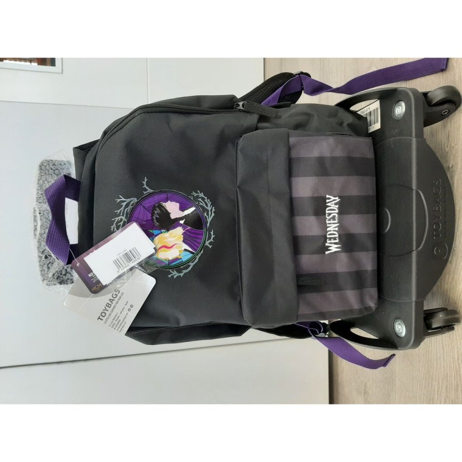 Skolerygsk med Hjul Wednesday 43 x 31 x 13,5 cm #2