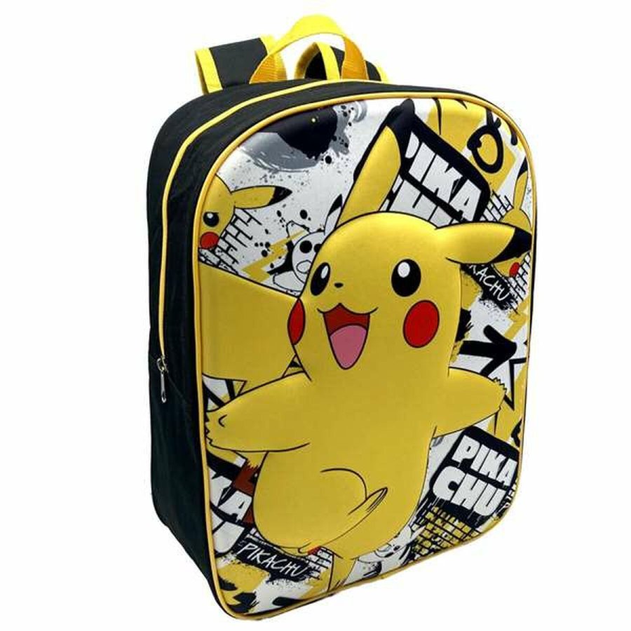 3D Skoletaske Pokmon Pikachu 40 x 30 x 15 cm #1
