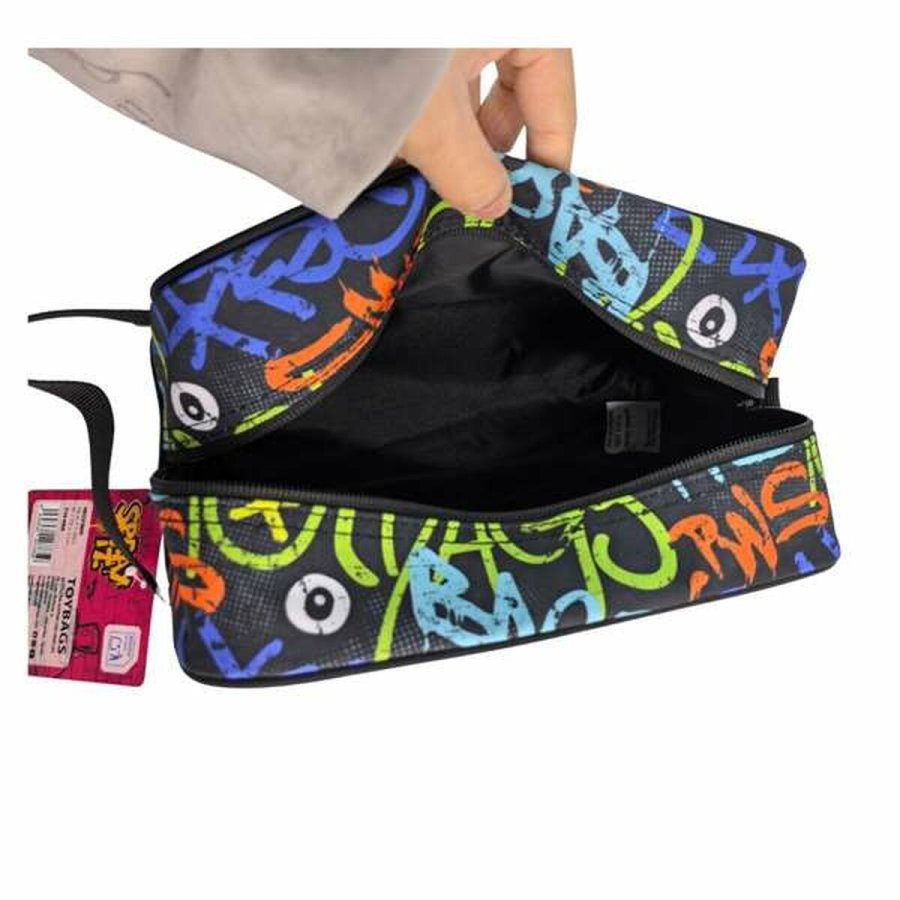 Rejsetoilettaske Toybags Grafitti Rd 15 x 25 x 11 cm #4
