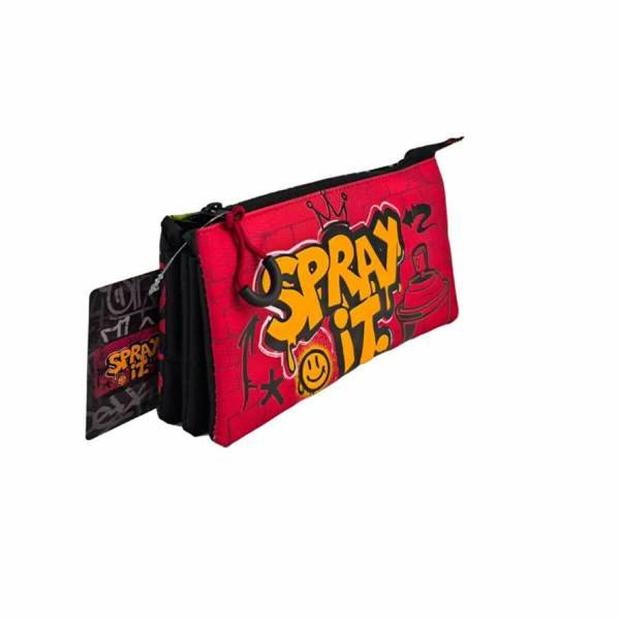 Tredobbelt bretaske Toybags Grafitti 11 x 23 x 5 cm #2