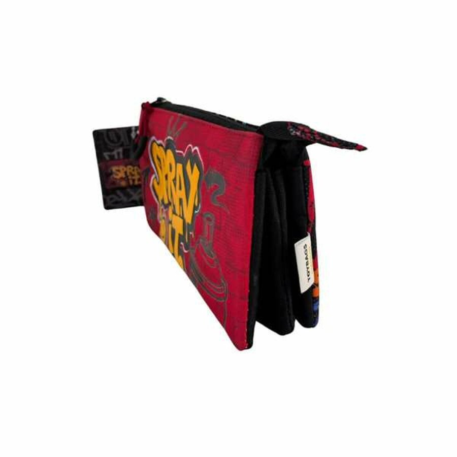 Tredobbelt bretaske Toybags Grafitti 11 x 23 x 5 cm #4
